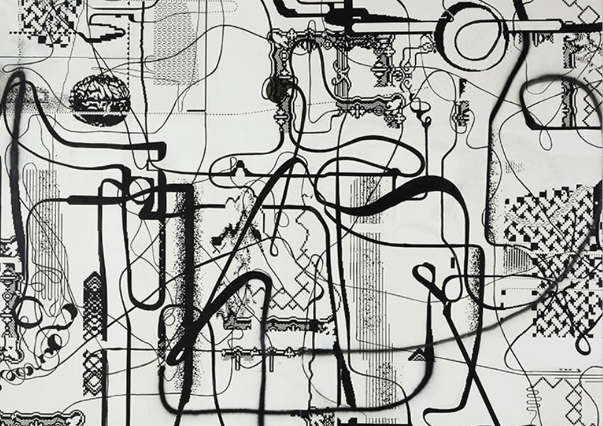 Albert Oehlen. Sin título, 2007. Colección Pinault