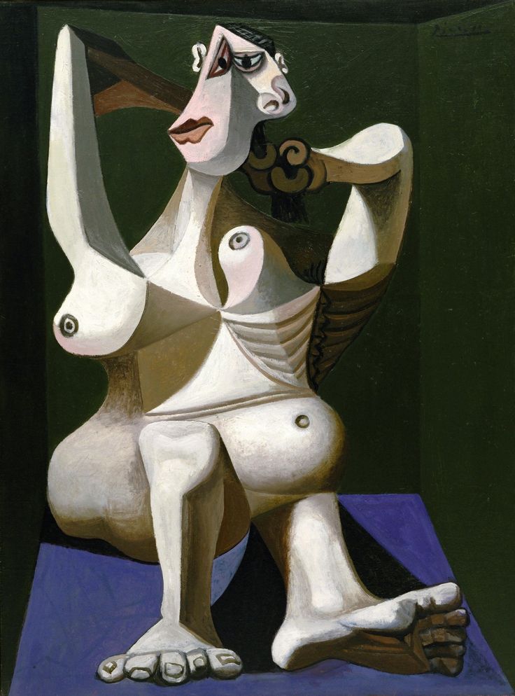 Picasso. Woman dressing her hair, 1940