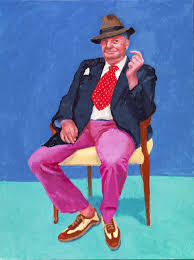 David Hockney. Barry Humphries, 26, 27 y 28 de marzo de 2015. © David Hockney. Fotografía: Richard Schmidt