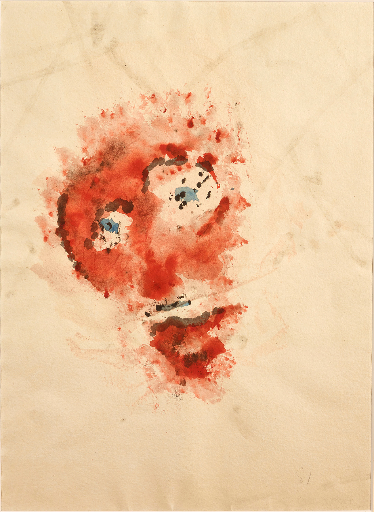 Henri Michaux. Sin título, 1981. Colección particular. © Henri Michaux, VEGAP, Bilbao, 2018