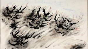Henri Michaux. Sin título, 1981. Colección particular © Archives Henri Michaux, VEGAP, Bilbao, 2018