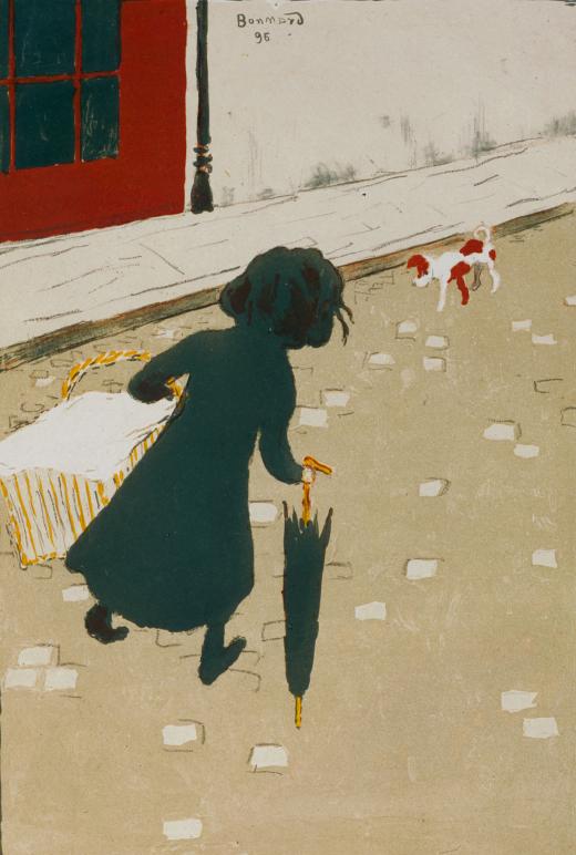 Pierre Bonnard. La pequeña lavandera, 1896. © Pierre Bonnard, VEGAP, Bilbao, 2017
