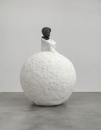Lorna Simpson. Woman on Snowball, 2018
