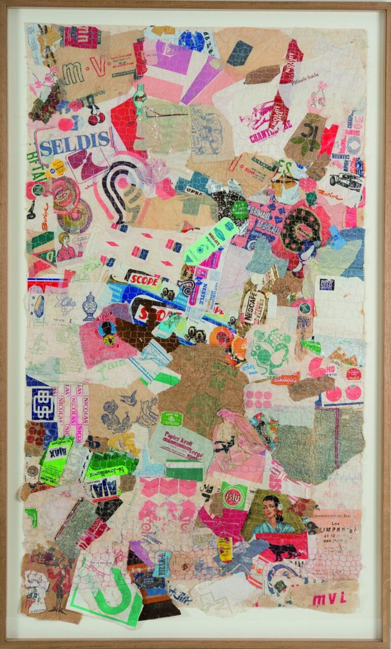 Hessie. Déchets collages grillages (No. Inv. 144), 1978-1979.