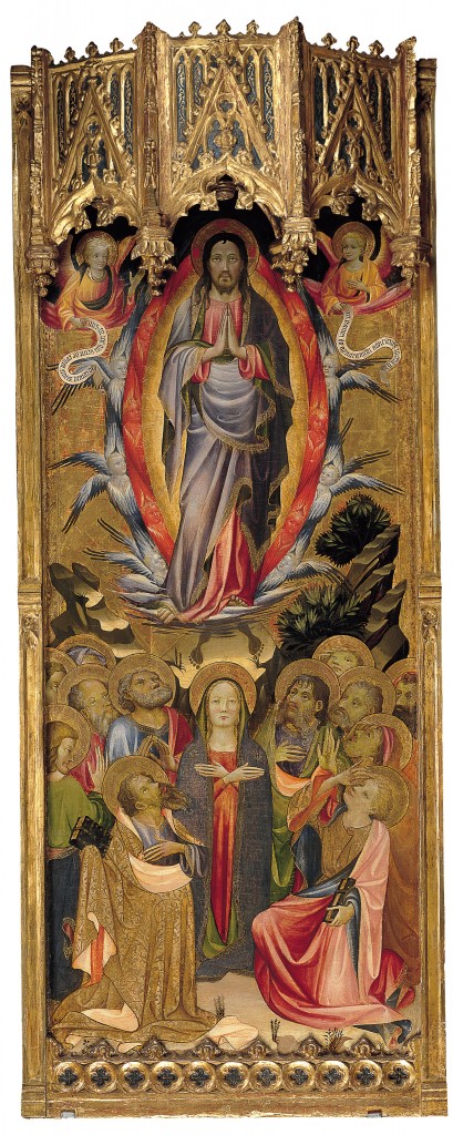 Miguel Alcañiz. La Ascensión, Valencia, h. 1422-1430. Nueva York, The Hispanic Society of America