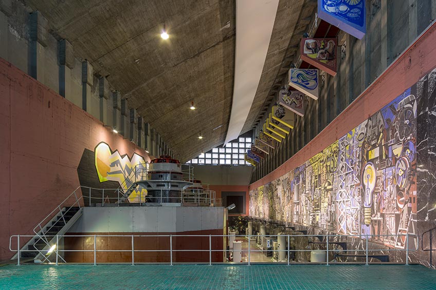 Joaquín Vaquero Palacios y Joaquín Vaquero Turcios. Integración artística en la Central hidroeléctrica de Salime (Asturias), 1954-1980. Foto: Luis Asín