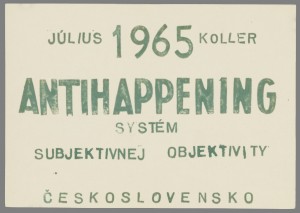 Július Koller. One Man Anti Show
