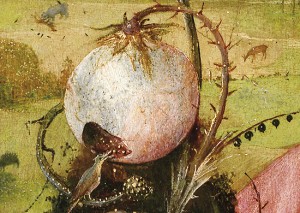 El Bosco. Meditaciones de san Juan Bautista (fragmento), hacia 1495. Museo Lázaro Galdiano