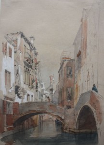 Eugenio Lucas Velázquez. Canal del paraíso. Venecia, 1868. © Museo Lázaro Galdiano