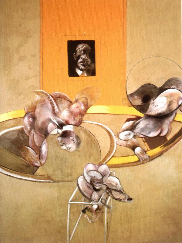 Francis Bacon. Tres figuras y retrato, 1975. © Tate, Londres 2017 © The Estate of Francis Bacon. Todos los derechos reservados. DACS/VEGAP, Málaga, 2017