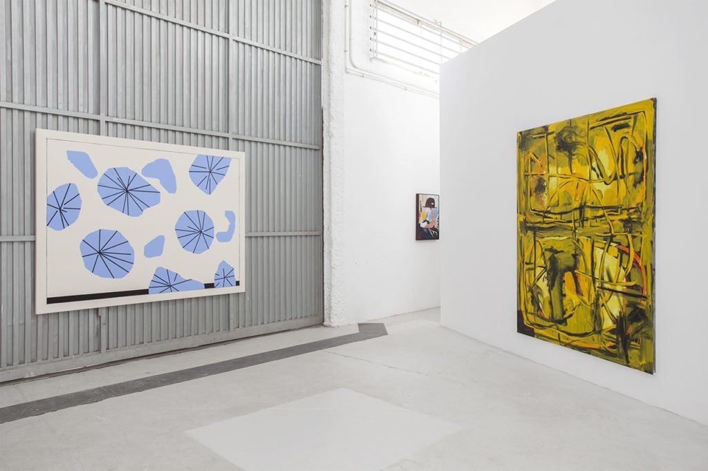 Fabio Viscogliosi, Stevie Dix, Martin Lukáč en "20 cm from the ground" en la Galería L21