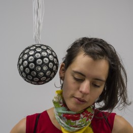 Rafael Lozano-Hemmer. Sphere Packing, Subsculpture 15"", 2015