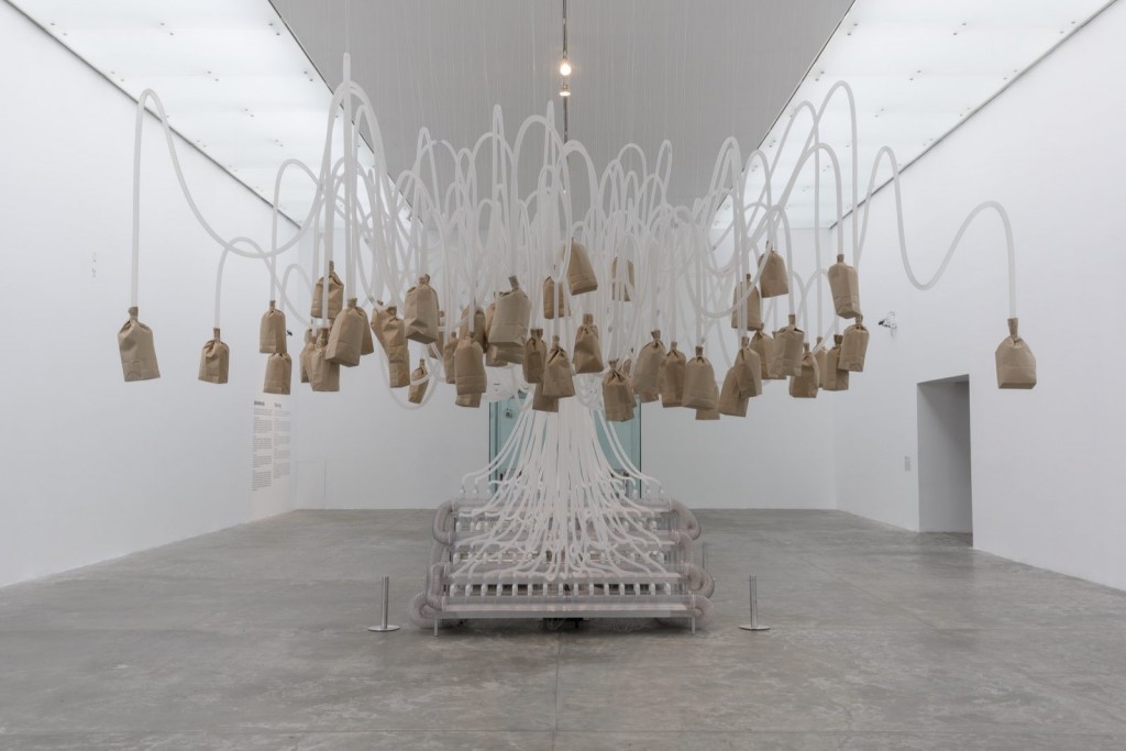 Rafael Lozano-Hemmer. Vicious Circular Breathing, 2013