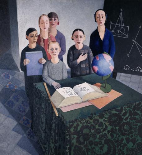 Felice Casorati. Gli scolari, 1927-1928