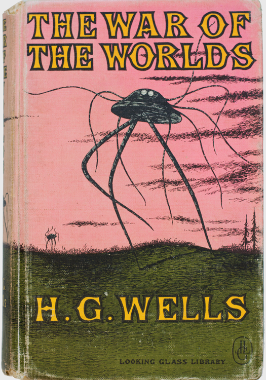 H.G. Wells. La guerra de los mundos. Looking Glass LibraryRandom House, Nueva York