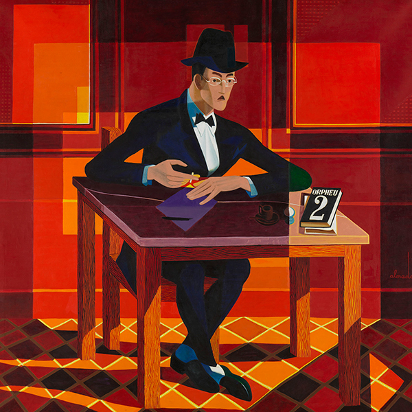 Almada Negreiros. Retrato de Fernando Pessoa, 1964. Coleção CAM, FCG, Lisboa