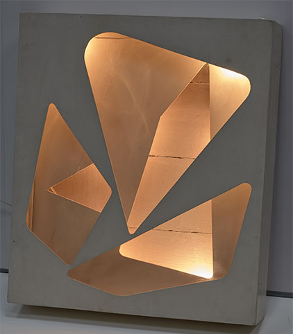 Eusebio Sempere. Relieve luminoso móvil, ca. 1958. Fundación Caja del Mediterráneo