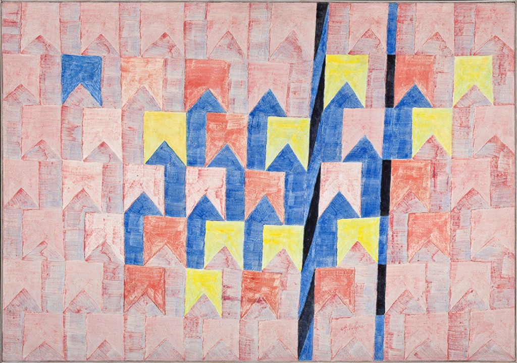 Alfredo Volpi. Sin título, hacia 1954