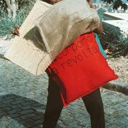 Hélio Oiticica. 15 Parangolé Cape 11, I Embody Revolt (P15 Parangolé Capa 12, Eu Incorporo a Revolta), 1967