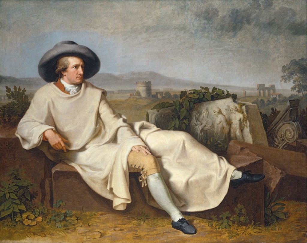 Tischbein. Goethe en la campiña romana, 1787