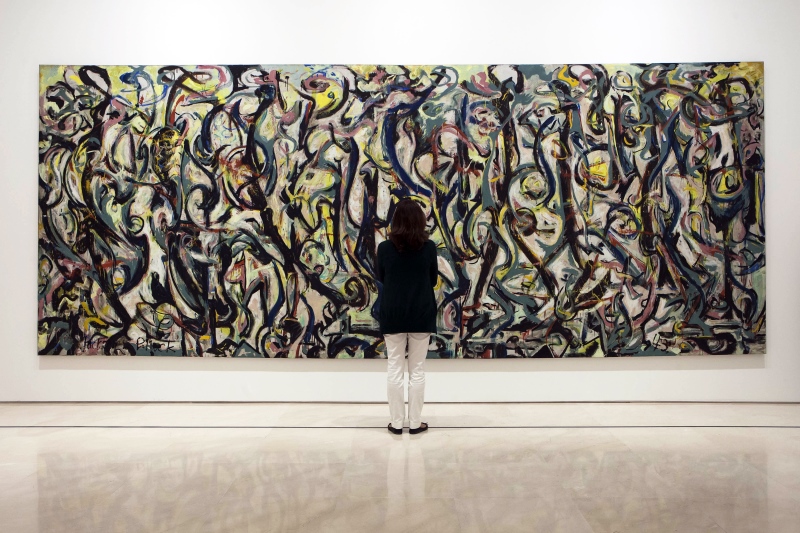 El Mural de Jackson Pollock en el Museo Picasso Málaga