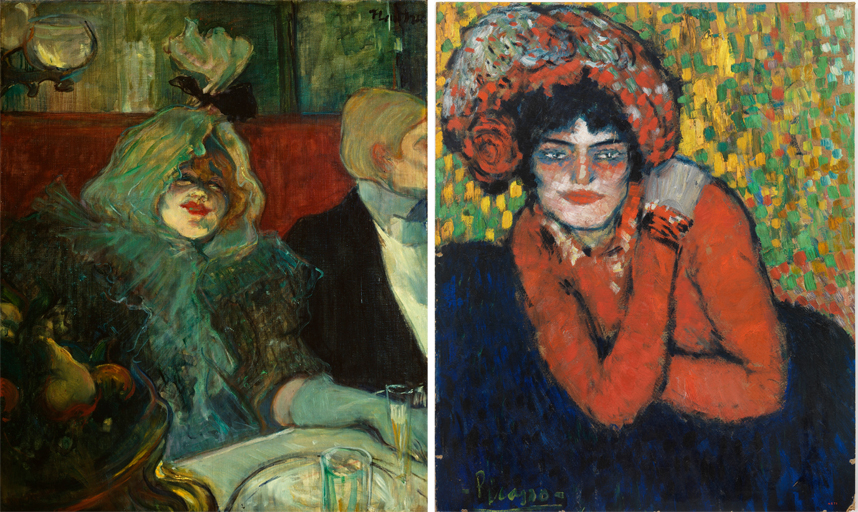 Henri de Toulouse-Lautrec. En un reservado, hacia 1899. The Courtauld Gallery, Londres