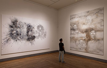 Imagen en sala de “El espíritu de la pintura. Cai Guo-Qiang en el Prado”. Foto © Wen-You Cai, cortesía de Cai Studio