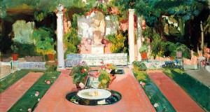 Joaquín Sorolla. Jardín de la casa de Sorolla, hacia 1918. Museo Sorolla