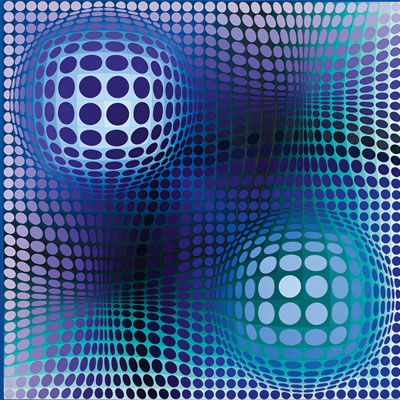 Víctor Vasarely. Feny, 1973. Colección Carmen Thyssen-Bornemisza
