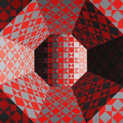 Víctor Vasarely. Bi-Octans, 1979. Vasarely Múzeum, Budapest