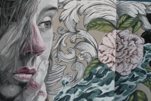Lula Goce. Mural en la Universidad de Murcia para el proyecto Tuenti Urban Art Project