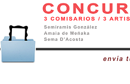 3 COMISARIOS / 3 ARTISTAS