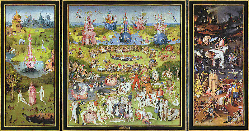 El Bosco. El jardín de las delicias, hacia 1503