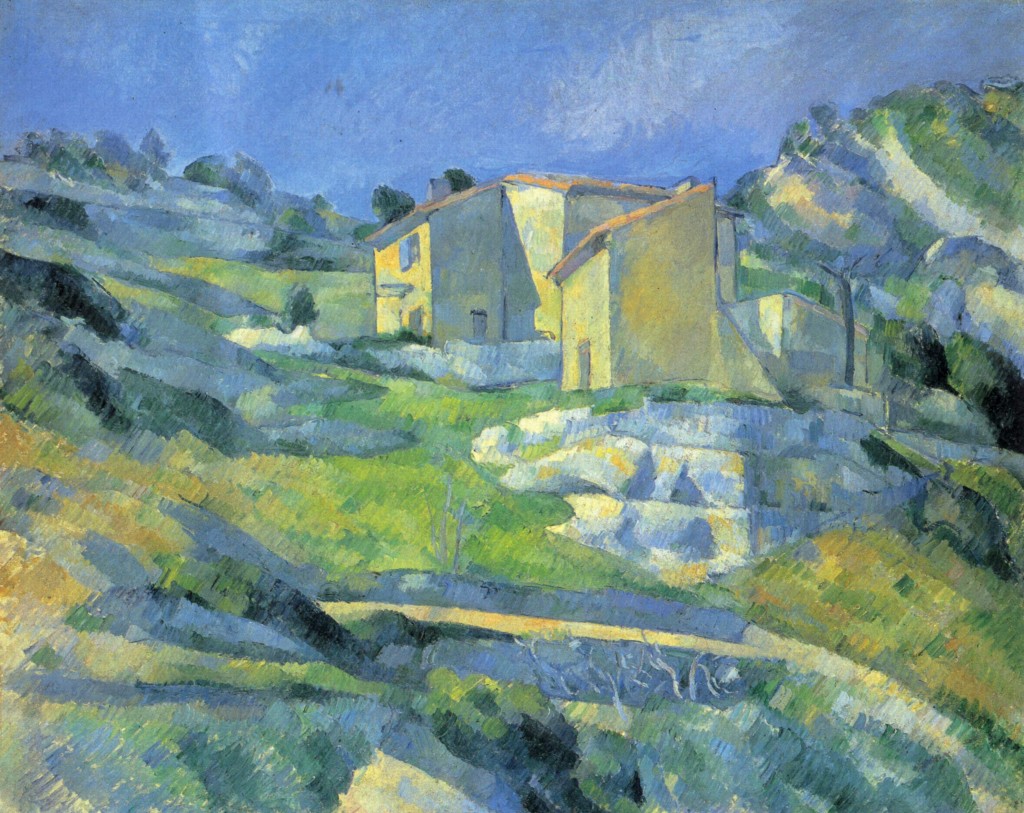 Cézanne. Casas en L'Estaque, 1880