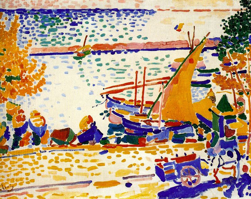 Derain. Puerto de Collioure, 1905