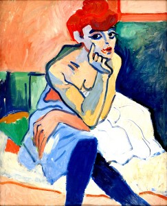 Derain. Bailarina o Mujer con camisa, 1906