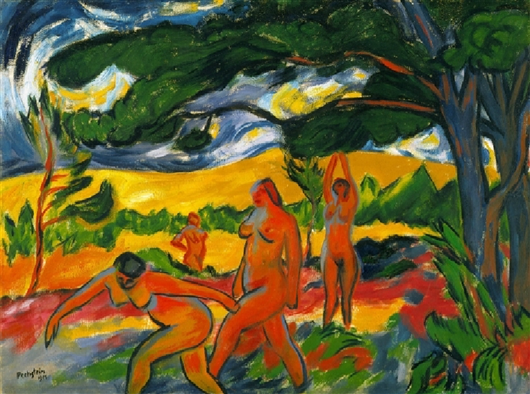 Max Pechstein. Under the Trees