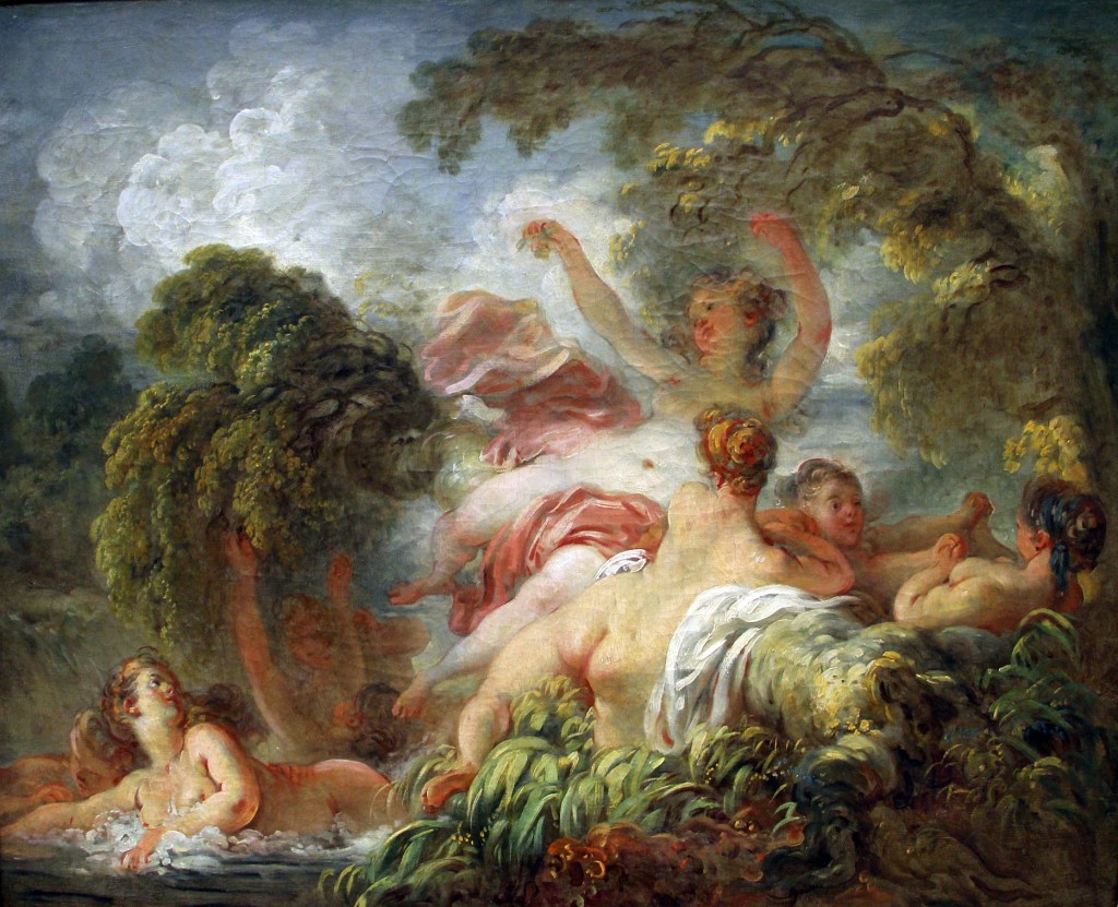 Fragonard. Las bañistas, 1765. Musée du Louvre