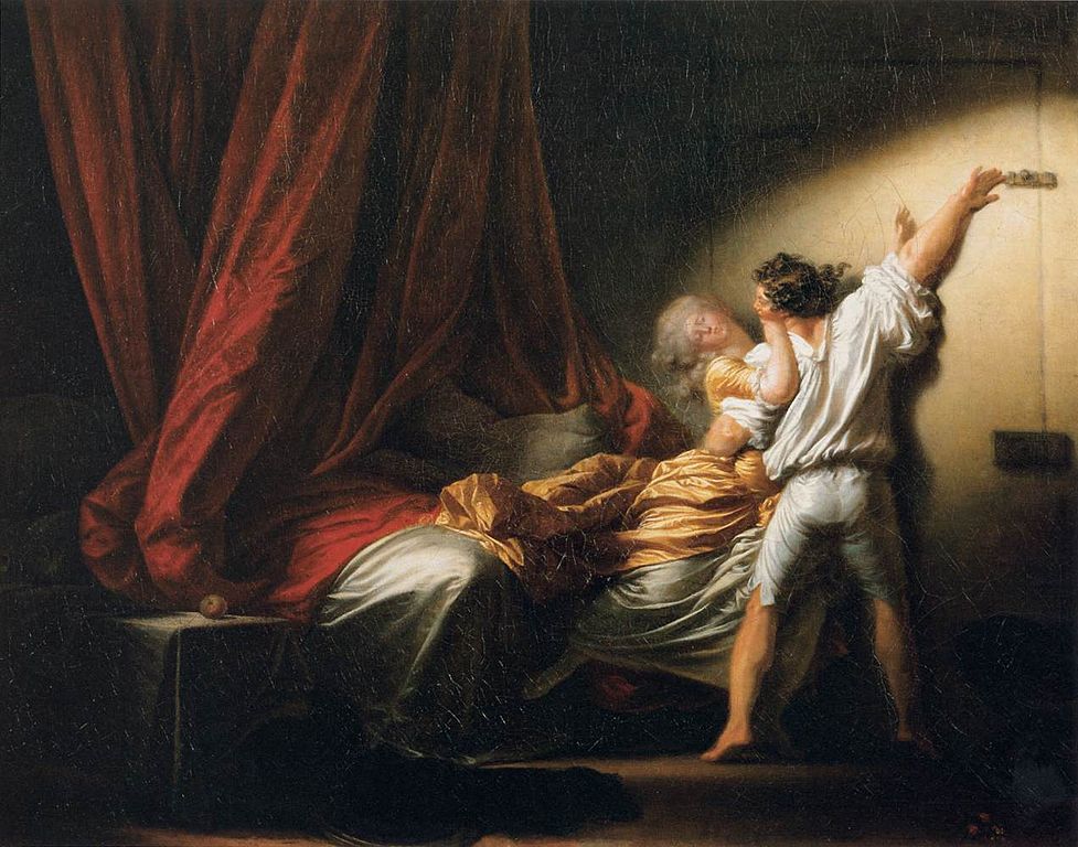 Fragonard. El cerrojo, hacia 1777. Musée du Louvre