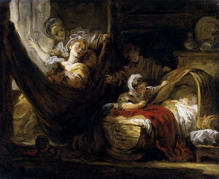 Fragonard. La cuna, hacia 1765. Musée de Picardie, Amiens