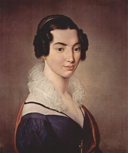 Francesco Hayez. Retrato de Antonieta Vittali, 1823