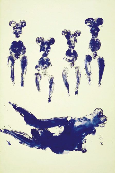 Yves Klein. ANT 74, 1960