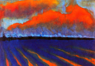 Emil Nolde. Evening Landscape North Frisia