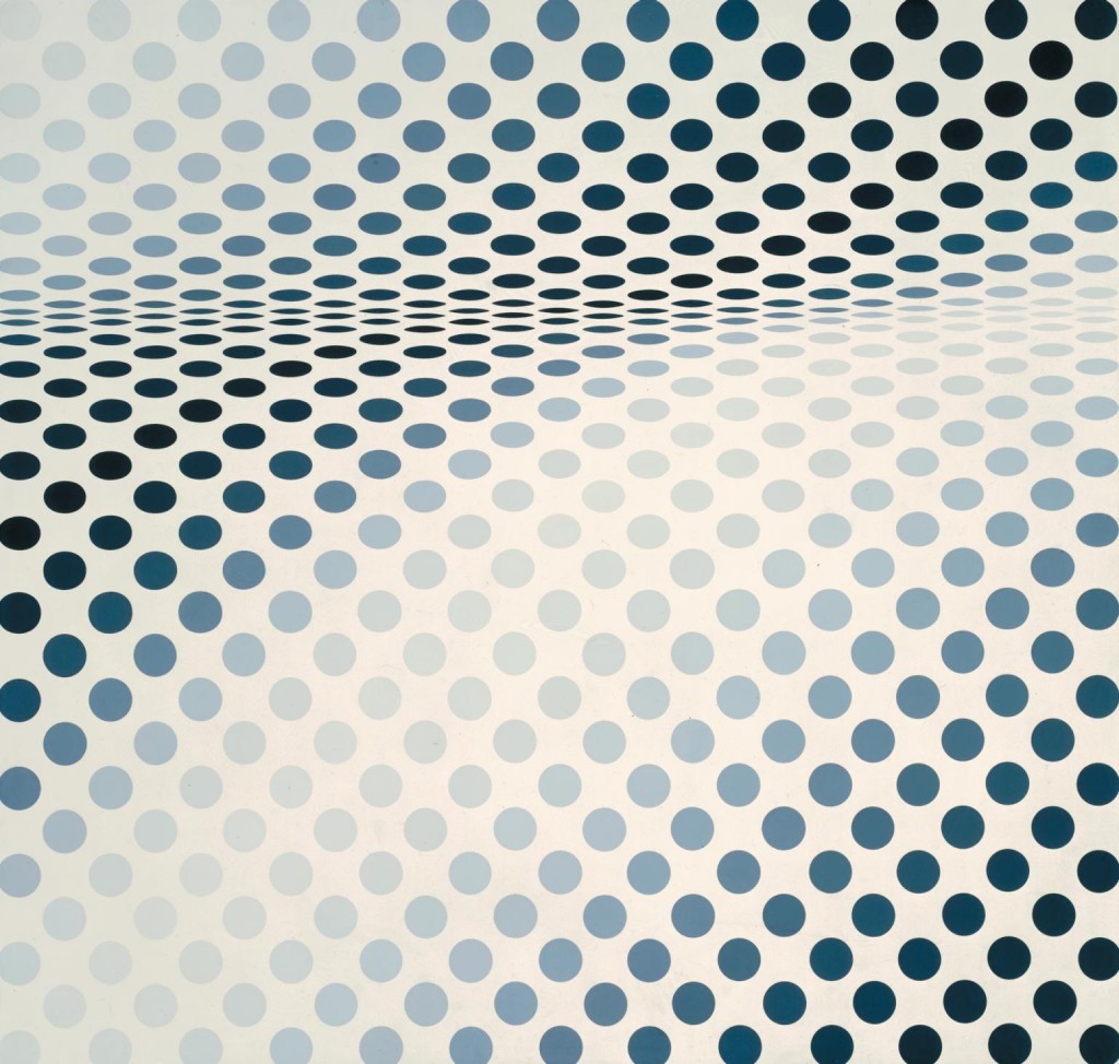 Bridget Riley. Hesitate, 1964