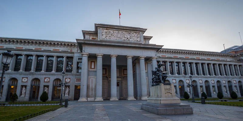 Museo del Prado. Fachada oeste o de Velázquez