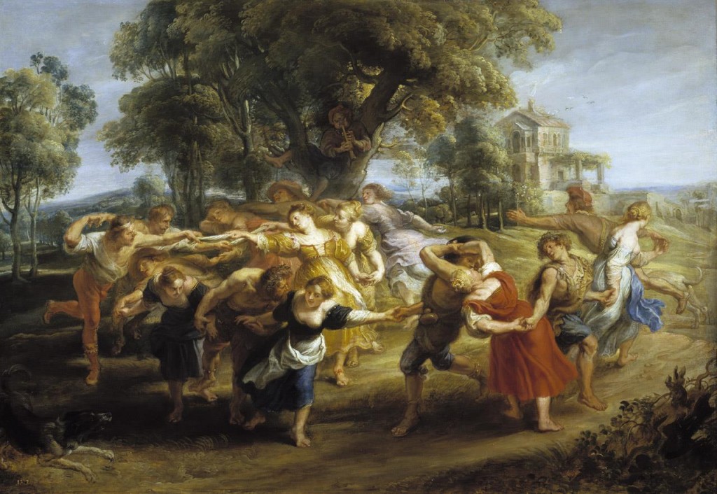 Rubens. Danza de aldeanos, hacia 1636-1640. Museo Nacional del Prado