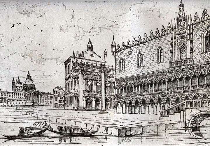 El Palacio de los Dogos de Venecia según Ruskin