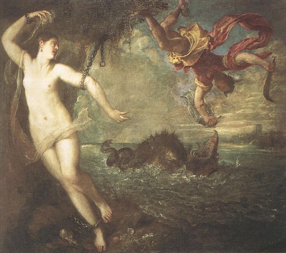 Tiziano. Perseo y Andrómeda, 1554-1556. The Wallace Collection