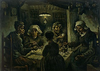 Van Gogh. Comedores de patatas, 1885. Museo Van Gogh