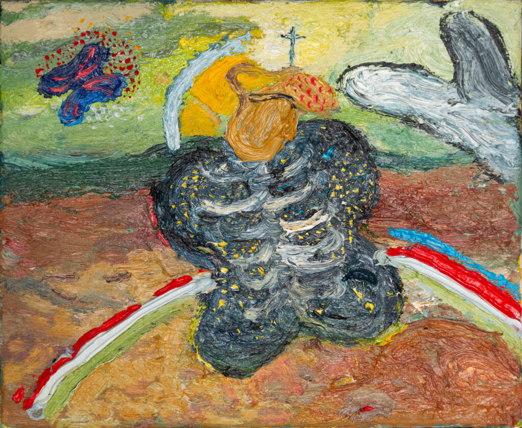 José Luis Valverde. Polillas creyentes (After Redon), 2024